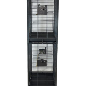 green parrot bird cage double up twin cage bc7650 4 Terry Parrots Center™