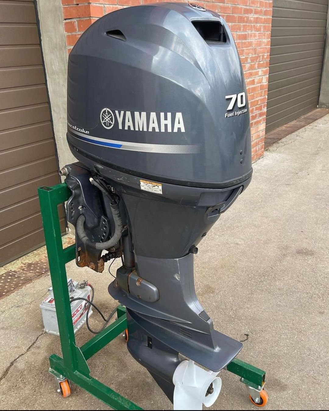 2014 Yamaha 70 HP 4-Stroke 20” Shaft Remote Steer Power Tilt & Trim Outboard Motor