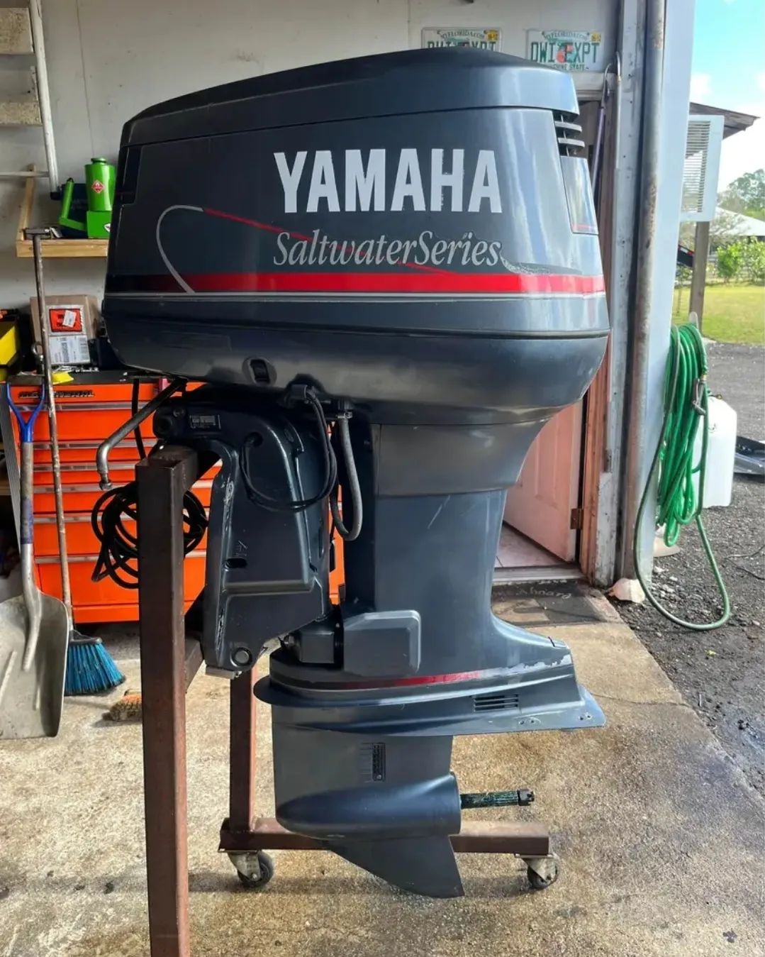 115 HP 2-Stroke Yamaha Outboard Motor with 20″ Shaft Length