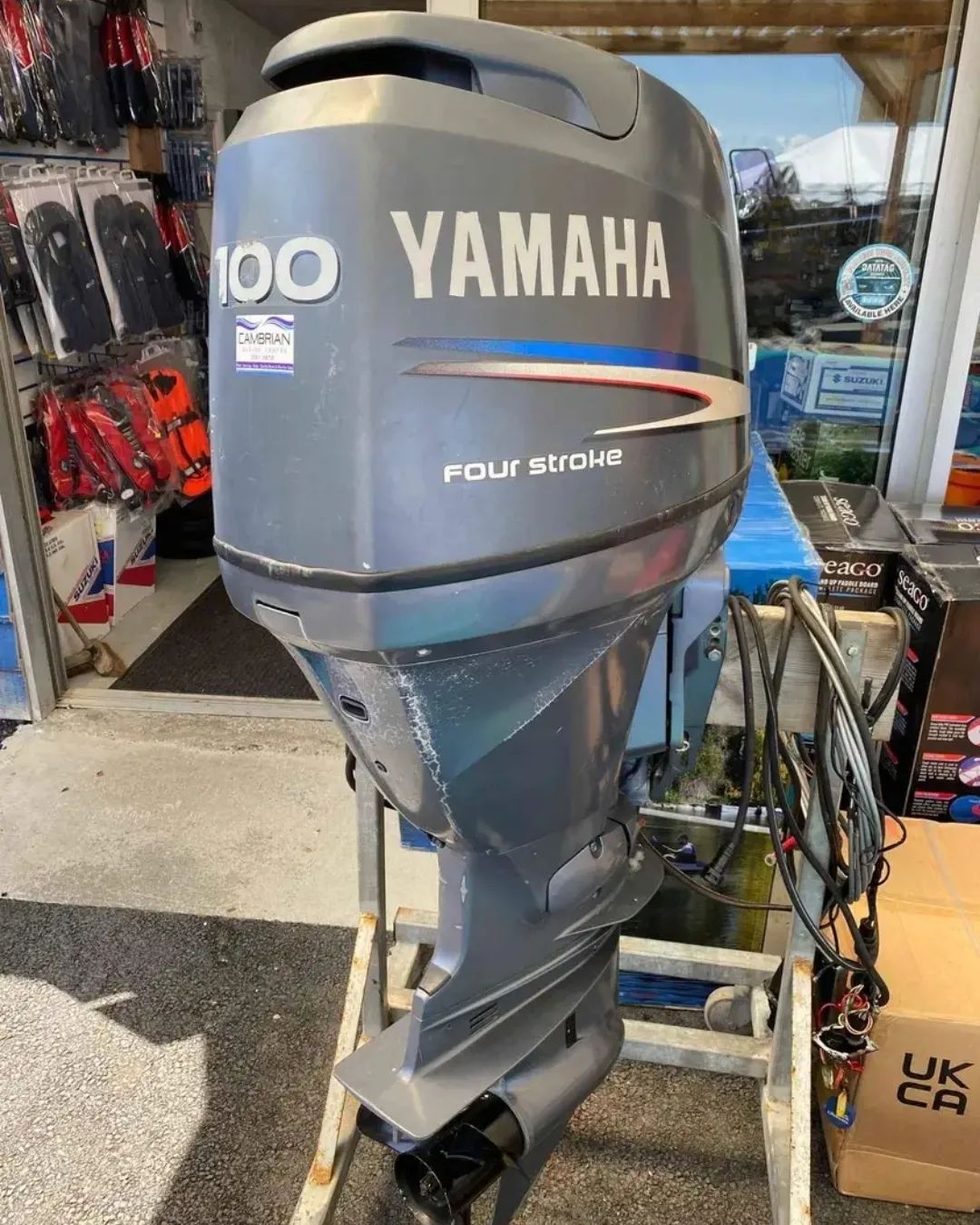 2003 Yamaha 100 HP 4-Stroke 20″ Shaft Outboard Motor