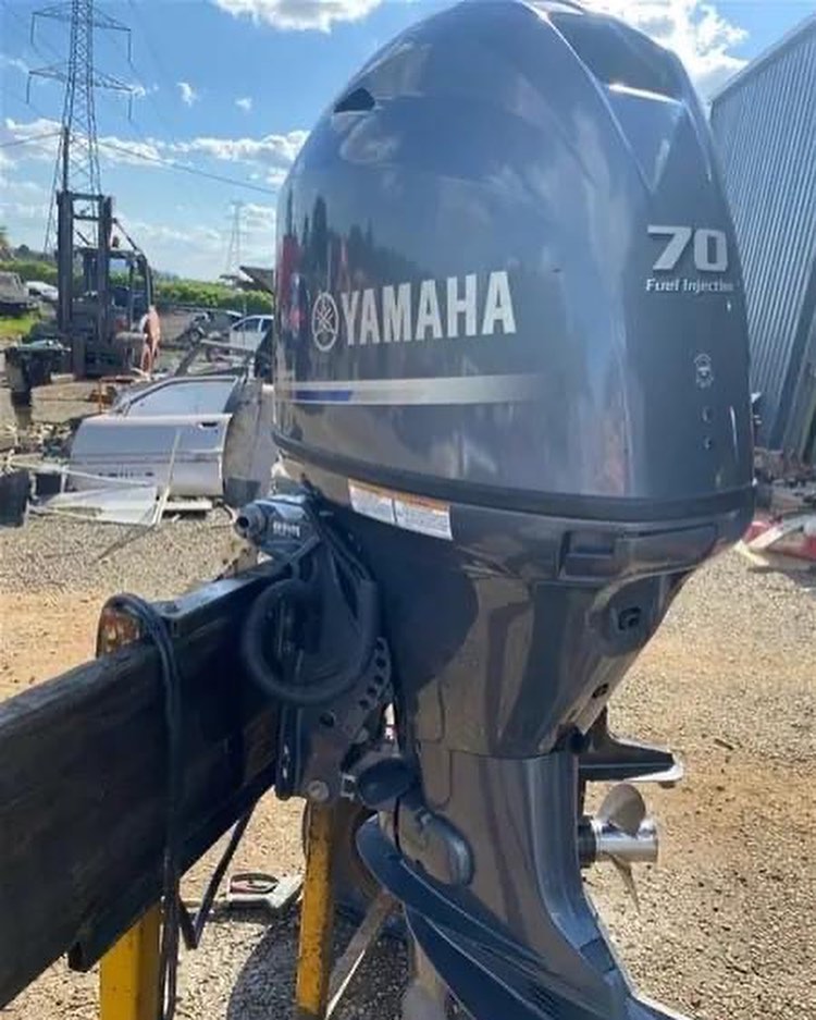 2016 Yamaha 70 HP 4-Stroke 20” Shaft Remote Steer Outboard Motor