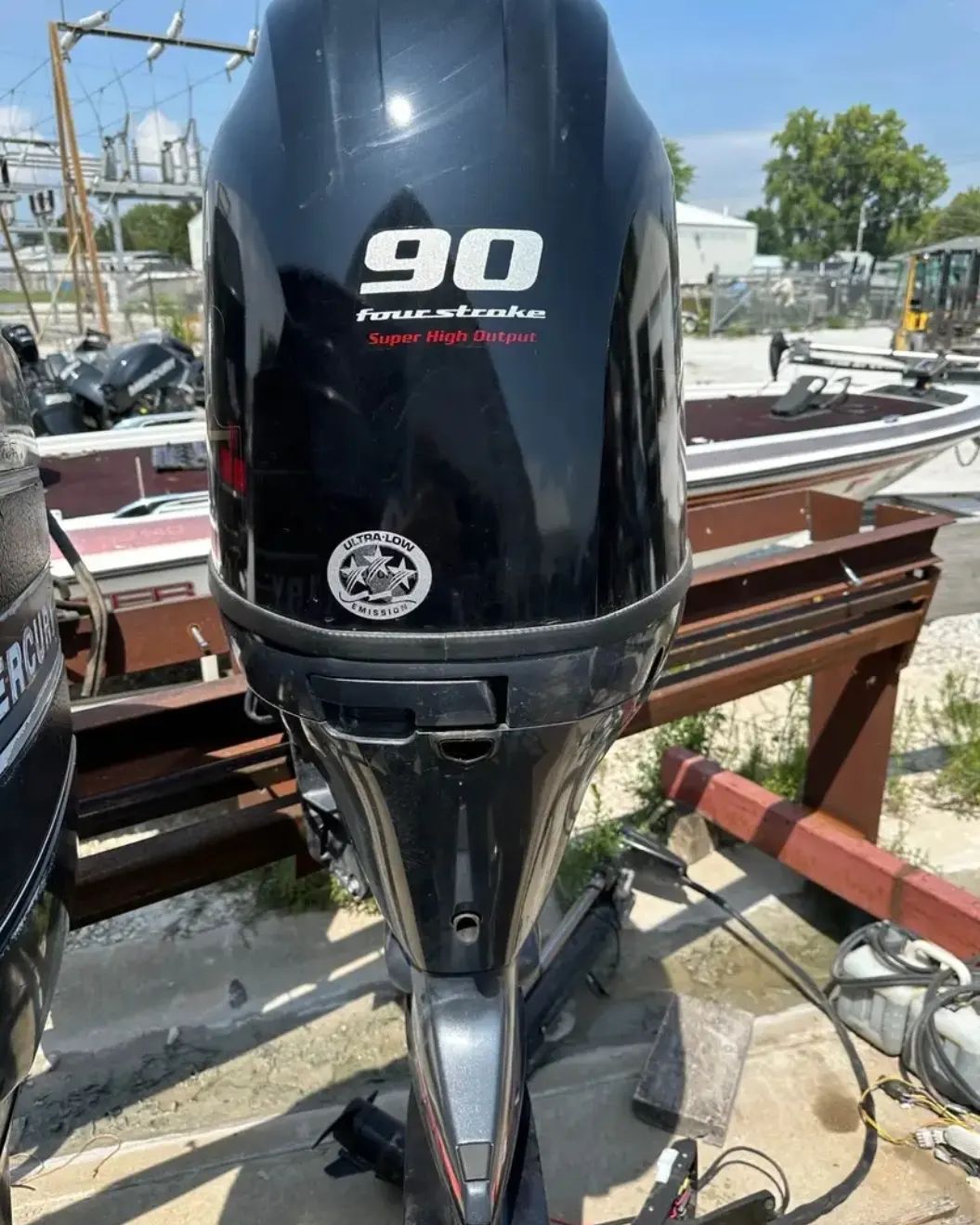 2023 90 HP Yamaha VMAX SHO 20″ Shaft Length Tiller Steer